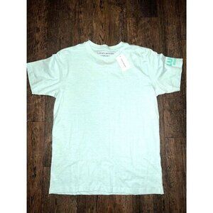 Lucky Brand Graphic T-Shirt XL Extra Large Mint Green Short Sleeve Tee